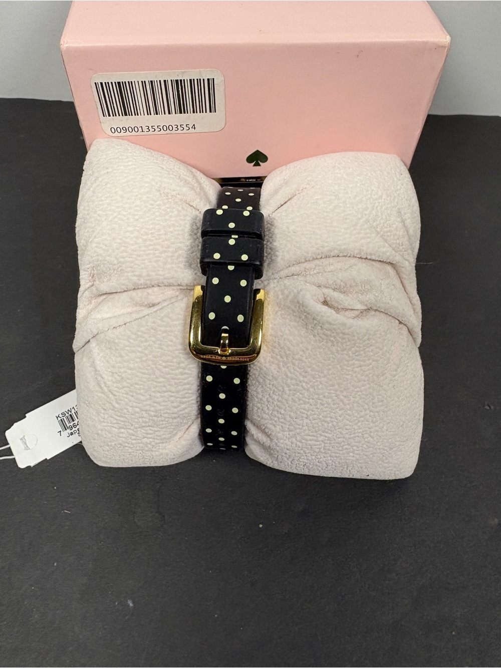 Kate Spade New York Park Row Watch Black Polka Dot New in Box KSW 1355 12MM Band - Picture 4 of 13
